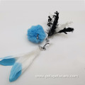 New steel wire feather cat teaser cat toy